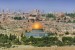 Jerusalém - celkový pohled na město z Olivetské hory